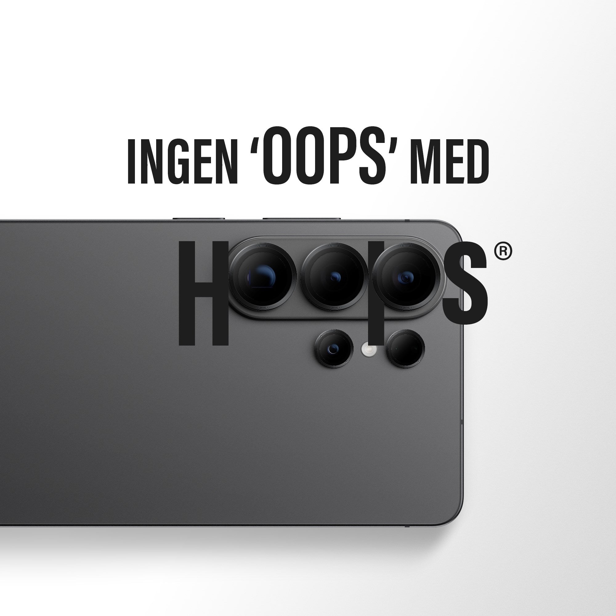PanzerGlass® Hoops® Kameralinsebeskytter Sort Samsung Galaxy S26 Ultra